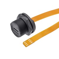 Câble d'extension Nano Mini SlM étanche, panneau de montage extérieur IP67, emplacement pour carte SIM, boîtier extérieur, câble FPC flexible Nano SIM