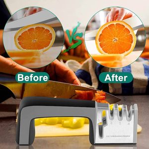 Afilador de <span class=keywords><strong>cuchillos</strong></span> 4 en 1 ideal para chef de calidad superior OEM afilador de <span class=keywords><strong>cuchillos</strong></span> de cocina - Product Image 5