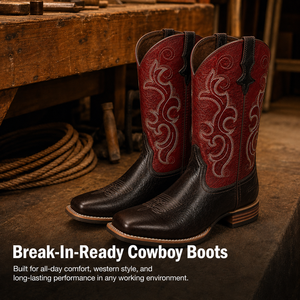 <span class=keywords><strong>Botas</strong></span> Vaqueras Palitutu para Mujer, <span class=keywords><strong>de</strong></span> Media Pantorrilla, con Punta Cuadrada, Estilo Western, para Pantorrillas Anchas, <span class=keywords><strong>de</strong></span> Cuero <span class=keywords><strong>de</strong></span> Grano Completo Bordado, Fáciles <span class=keywords><strong>de</strong></span> Poner - Product Image 6