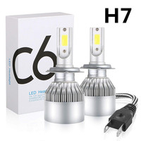 Feux LED pour voiture, phares LED automobiles, phares avant H4, systèmes d'éclairage automobile H7 H11 9005 36W