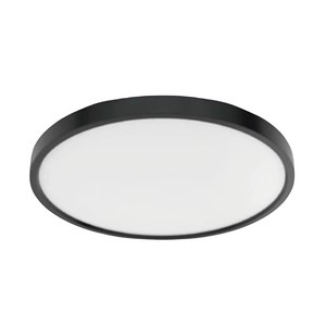 Plafonnier LED rond en aluminium de 16 pouces 30W, 5 températures de couleur sélectionnables, montage en surface, éclairage moderne pour salle de bain et intérieur - Product Image 1