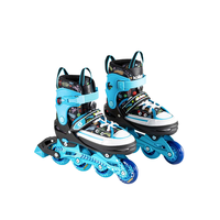 Chaussures à roulettes pour enfants, châssis en aluminium, design durable, haute qualité, roulements ABEC-7, utilisation intérieure/extérieure, réglables.