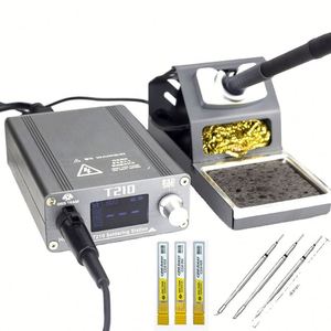 Station de soudage sans plomb <span class=keywords><strong>OSS</strong></span> Team T210pro, kit de fer à souder à chauffage rapide 2S, système de chauffage 75W - Product Image 1