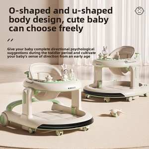 Nouvelle conception de poussette multifonctionnelle anti-basculement pour bébé, pliable et légère pour les tout-petits de 6 à 18 mois, sécurité garantie, poussette à pousser pour apprendre à marcher - Product Image 3