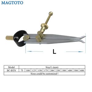 Calibrador de resorte exterior de pata plana con accesorios de cobre - Product Image 3