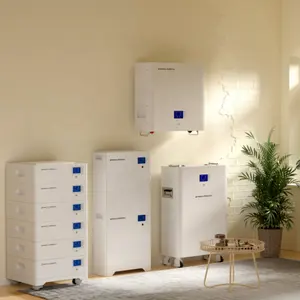 Lithium-Ionen-Batterie 51,2 V 200Ah für Solarenergie Stapelbar Modular 48V 5kWh 10kWh 20kWh 30kWh 40kWh Home Energy Storage System