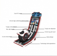 Simulateur de course de moto Phantom pour enfants, machine de jeu de course à mouvement oscillant avec bande lumineuse pour FEC, garantie 1 an, CE