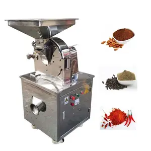 Industry Food Grade Universal Crusher Knife Grinding Machine Cyclone Discharge Stainless Steel Spice Crusher with Dust Collector