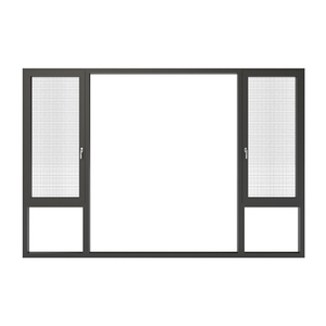 Fenêtre à battant en aluminium moderne Verre isolant à bas prix Pliant coupe-vent Suspendu horizontalement Energy Star Qualifié pour - Product Image 3