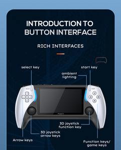 Nueva Consola <span class=keywords><strong>de</strong></span> <span class=keywords><strong>Juegos</strong></span> Portátil QBUY Project X Linux 2026 con Pantalla HD <span class=keywords><strong>de</strong></span> 4.3 Pulgadas, Compatible con <span class=keywords><strong>Juegos</strong></span> PS1, MAME y CPS, Batería <span class=keywords><strong>de</strong></span> 2500mAh para Niños - Product Image 4