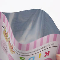 Fournitures de fabrication d'emballages, sacs en plastique jetables, sac d'emballage à trois côtés scellés, à fermeture arrière, pour glaces et sucettes glacées