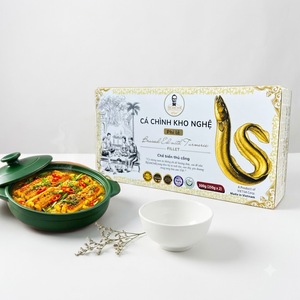 Filete de Anguila Estofado Artesanal de Alta Calidad en Salsa de Cúrcuma, Especialidad Vietnamita, Pescado enlatado, Comida Instantánea al por Mayor - Product Image 1