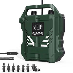 Pompe à pagaie haute pression 22PSI Portable 12V <span class=keywords><strong>voiture</strong></span> <span class=keywords><strong>compresseur</strong></span> d'air électrique Support gonflage/dégonflage, 3 Modes de travail Auto - Product Image 3