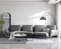 Offre Spéciale : Ensemble de Canapés Modulables en Cuir Multifonctionnels et Modernes, Colorés et Personnalisables, pour Salon de Villa, Rembourrage en Éponge, Idéal pour Salle de Sport