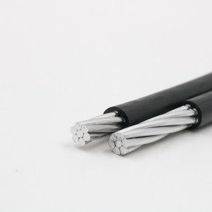 Meilleur prix 2x10mm <span class=keywords><strong>2x16mm2</strong></span> 25mm2 35mm2 2 noyau aluminium XLPE ABC câble torsadé Aeril Bundle fil ligne aérienne - Product Image 4
