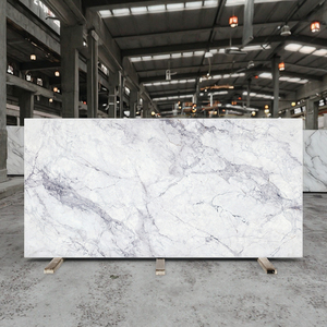 Bề mặt rắn thiết kế hiện đại trắng Quartz slab đá cẩm thạch thạch anh countertops tường Bảng điều chỉnh nhân tạo lớn slab cho nhà bếp thiết kế - Product Image 1