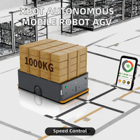 Châssis autonome XBOT, robot de livraison mobile intelligent, système AGV, capacité de 1000 kg, navigation magnétique multi-lignes