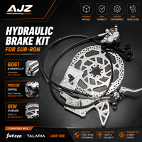 Kit de disque de frein arrière et de support pour Surron Ultra-Bee/Light-Bee X/Talaria MX4/MX3, acier inoxydable 2Cr13, aluminium 6061, haute performance