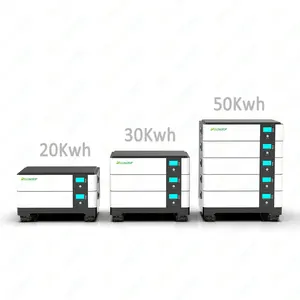200Ah 52V 48v锂太阳能电池组10Kwh-50Kwh电力备用系统48V Lifepo4储能电池