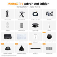 Escáner Láser 3D Multilínea de Alta Precisión de Grado Industrial REVOPOINT MetroX Pro, Copia, Modelado Inverso, Topografía
