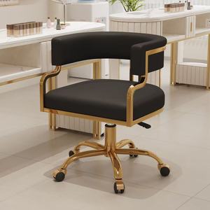 Vente directe d'usine, équipement de luxe pour salon de manucure, chaise confortable pivotante et réglable en hauteur, chaises pour salon de manucure - Product Image 2