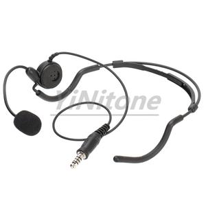 Casque sport à conduction osseuse 7,1 mm, écouteur radio, <span class=keywords><strong>talkie</strong></span>-<span class=keywords><strong>walkie</strong></span>, micro, adaptateur jack 3,5 mm, U94 PTT pour <span class=keywords><strong>iPhone</strong></span>, Samsung, HTC - Product Image 5