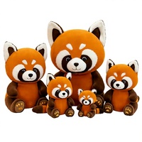 Peluche brodée en forme de raton laveur, coussin lesté super doux en coton PP, cadeau d'anniversaire, anti-stress, pour enfants et la maison