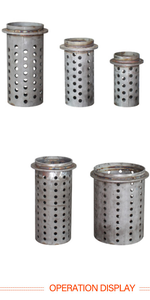 Frasco de perforación de 6,5 "* 7" para fundición de joyas, cilindro de acero inoxidable tipo succión para fundición - Product Image 6