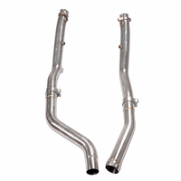 Downpipe droit SS304 pour Mercedes-Benz AMG ML63 W167 5.5T, amélioration du son sportif