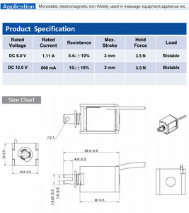 ミニマイクロ3 6 12v <span class=keywords><strong>DC</strong></span>ミニチュアマイクロガスエアソレノイドバルブ - Product Image 6