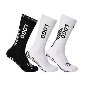 Wholesale Anti Slip Crew Tube Athletic Grip Socks Soccer Football Custom Sports Socks Men