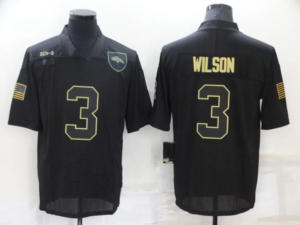 Russell Wilson Denver Jerseys 3 Cosido VP Limited Jersey EE. UU. Fútbol Deporte Moda Juego Jerseys Venta al por mayor Azul marino Negro - Product Image 6
