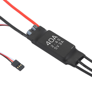 Controlador Electrónico de Velocidad (ESC) sin Escobillas 3-6S 20A 30A 40A 50A con BEC de 5V y Disipador de Calor Metálico para Drones FPV, Multicópteros RC y Aeronaves - Product Image 2