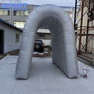 Décorations d'entrée <span class=keywords><strong>pour</strong></span> activités sportives, <span class=keywords><strong>tunnel</strong></span> gonflable gris, canal de marche gonflable - Product Image 4