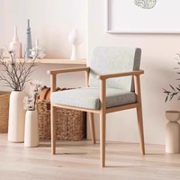 Meubles commerciaux Restaurant café salle à manger en bois maison chaise avec tissu salon canapé loisirs fauteuil tissu