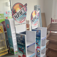 Support pliable personnalisé en métal de haute qualité impression vitrine pour les boissons et les boissons en bouteille
