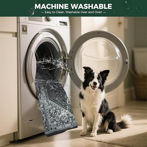 Lot de 2 tapis d'entraînement lavables pour <span class=keywords><strong>chiens</strong></span>, absorbants, réutilisables, tapis d'entraînement pour <span class=keywords><strong>chiots</strong></span>, tapis antidérapants pour <span class=keywords><strong>chiots</strong></span>, tapis de propreté pour <span class=keywords><strong>chiots</strong></span>, 18 x 24 pouces - Product Image 3