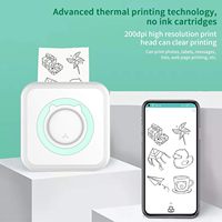 Printer termal Mini portabel C15 Printer kesalahan Mini pelajar saku