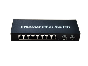 Gigabit Ethernet Fiber Optic Media Converter 10 Port RJ45 Connector 2 Optical Ports 8 Electrical Ports <b>Switch</b> <b>Poe</b> 8 Port - Product Image 6