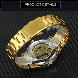 Đồng Hồ Cơ Lộ Máy <span class=keywords><strong>Winner</strong></span> Cho Nam, Đồng Hồ Máy Tự Động, Mặt Số Nhỏ, Chạy Bằng Vàng - Product Image 3