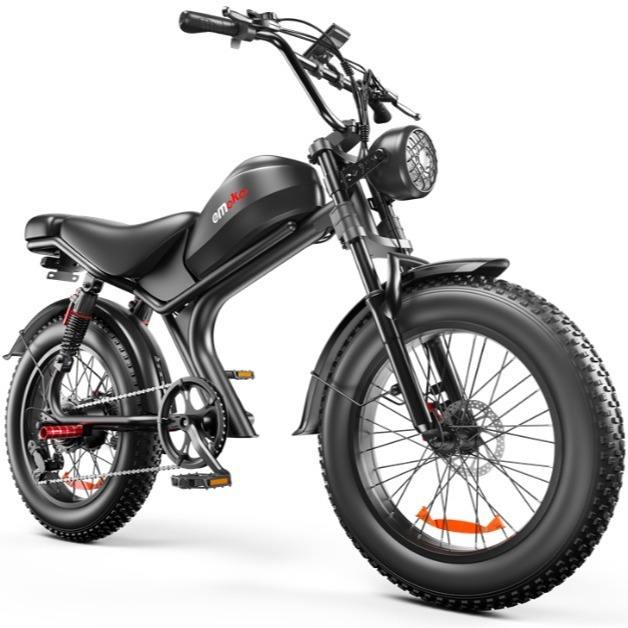 Best Cafe Racer 50mph Double Motor 1000W Electric Bike 250W Hydraulic Disc  Brake Fatbike Adult Chopper Bicycles
