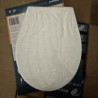 Accessoires WC Pologne, couvercle de siège de toilette en PP pur de haute qualité pour salle de bain, couvercle de toilette en plastique