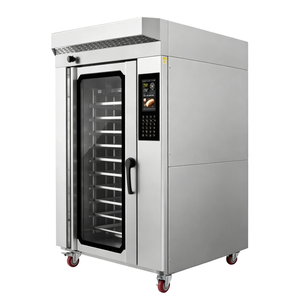 Horno Rotatorio Eléctrico de 10 Bandejas para Panadería con Control Táctil, Función de Vapor y Alta Temperatura - Product Image 1