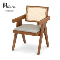 Ensemble de table et de chaises carrées en chêne stratifié commercial pour hôtel, café, restaurant, pizzeria, salons de thé, mobilier d'hôtellerie