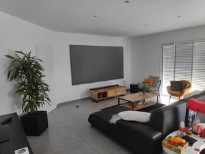 Véritable écran de projection laser <span class=keywords><strong>4K</strong></span> ultra à courte portée 100 \ "<span class=keywords><strong>120</strong></span> \" usage domestique 16:9 Format CLR Pet Crystal Lenticular ALR Projector - Product Image 4