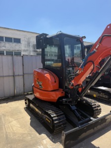 Mini-excavatrice U27 de 2,7 tonnes, compacte, à chenilles, à rotation zéro, avec chenilles en caoutchouc, pour moteur, PLC, boîte de vitesses, pompe - Product Image 2