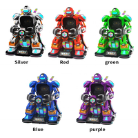 Personalizada transformación Robot Samurai Mecha Warrior modelos montaje figuras de acción niños regalo artículo máquina de juego de burbujas para niños