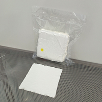 Lingettes de salle blanche en microfibre lavées, ultra-fines, de 6 pouces, pour emballage en salle blanche, classe 100, modèle 5001