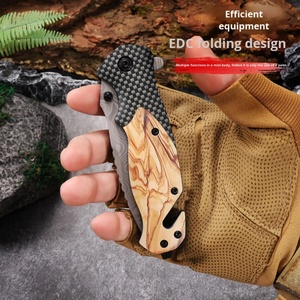 Cuchillo Plegable de Acero Inoxidable de Alta Dureza, Cuchillo Multiusos Portátil para el Hogar, Frutas y Supervivencia en Campamentos - Product Image 4