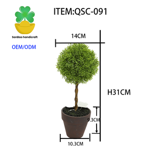 <span class=keywords><strong>Mini</strong></span> Thực Tế Nhân Tạo Chậu Cây Không Có Bảo Trì Bàn Cây Xanh Cho Nhà/Văn Phòng Trang Trí Nội Thất Giáng Sinh Năm Mới Đám Cưới Màu - Product Image 4